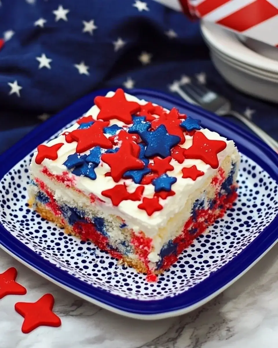 Patriotic Poke Cake: A Festive Treat for Everyone!