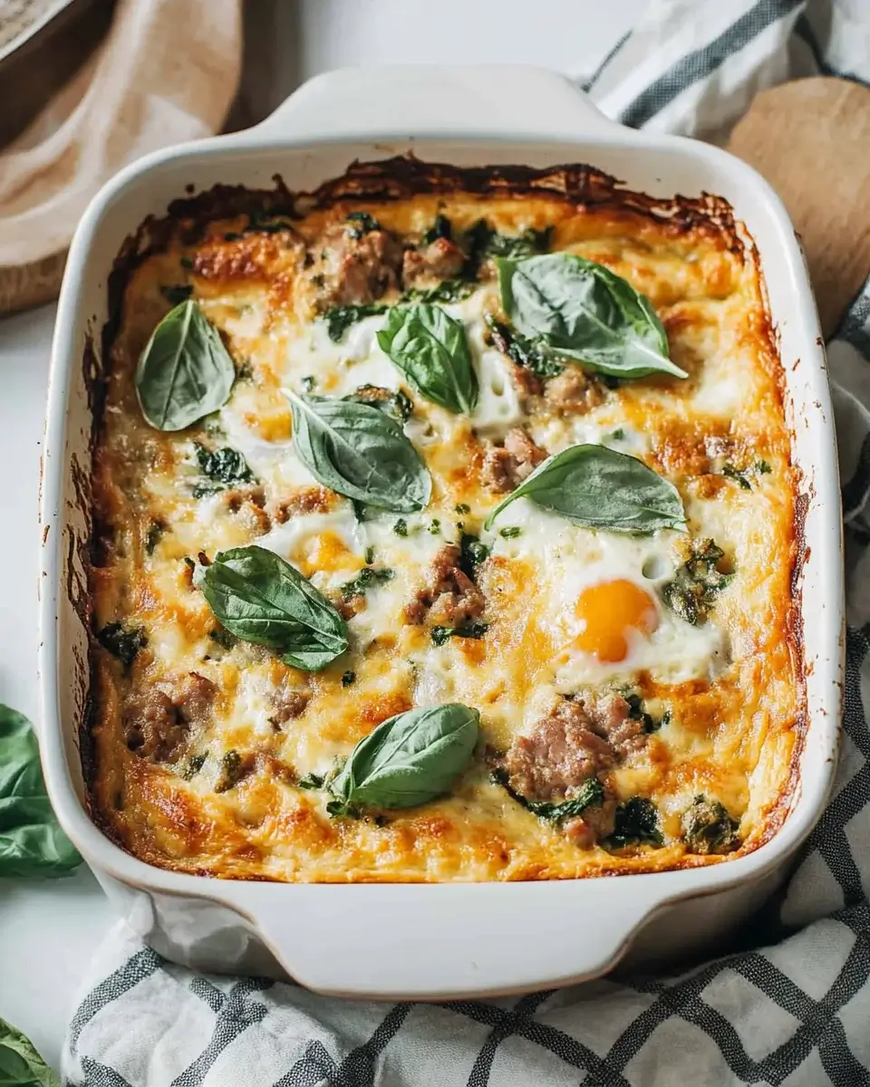 Savory Turkey and Egg Breakfast Casserole is a Delight!