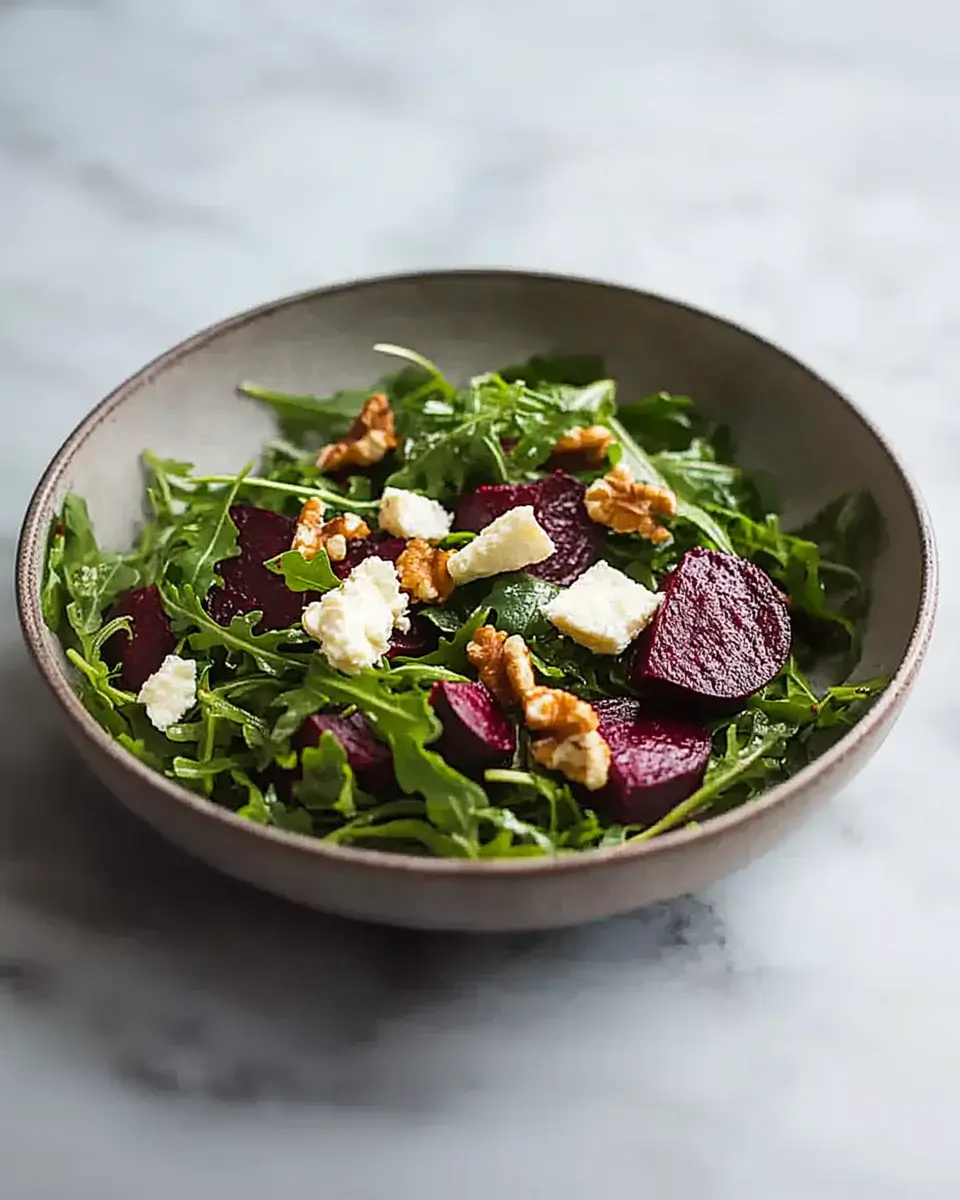 Arugula Beet Salad with Goat Cheese: A Must-Try Delight!