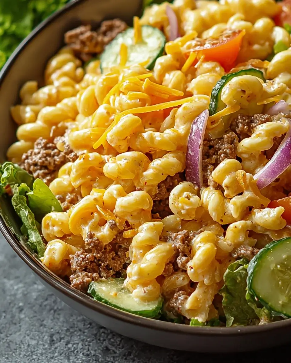 Big Mac Pasta Salad: A Delicious Twist to Try Today!