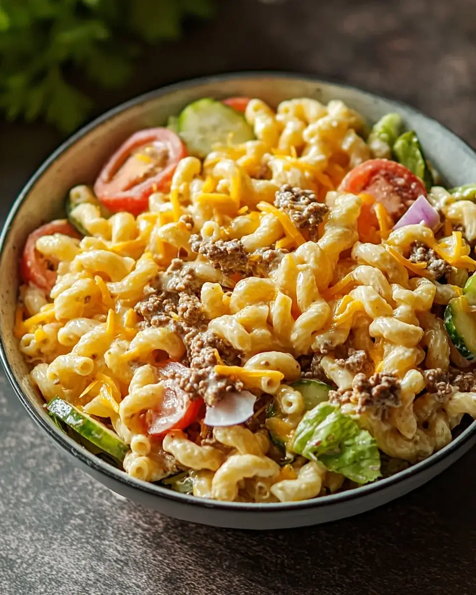 Big Mac Pasta Salad: A Delightful Twist on a Classic!