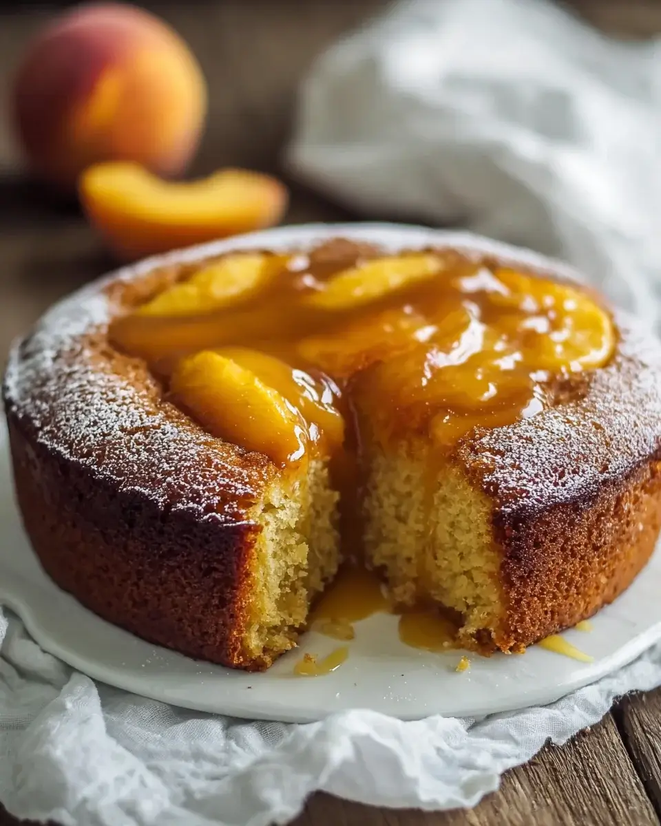 Brown Sugar Peach Cake: Elevate Your Dessert Game!