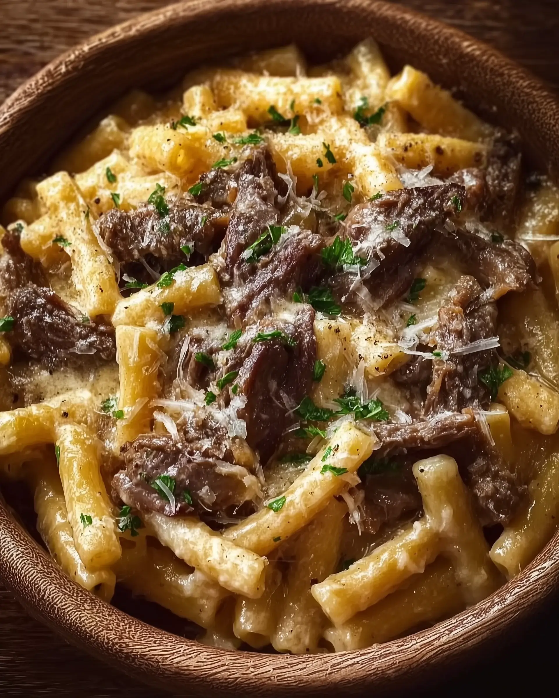 Creamy Garlic Beef Pasta: A Delightful Dinner Idea!