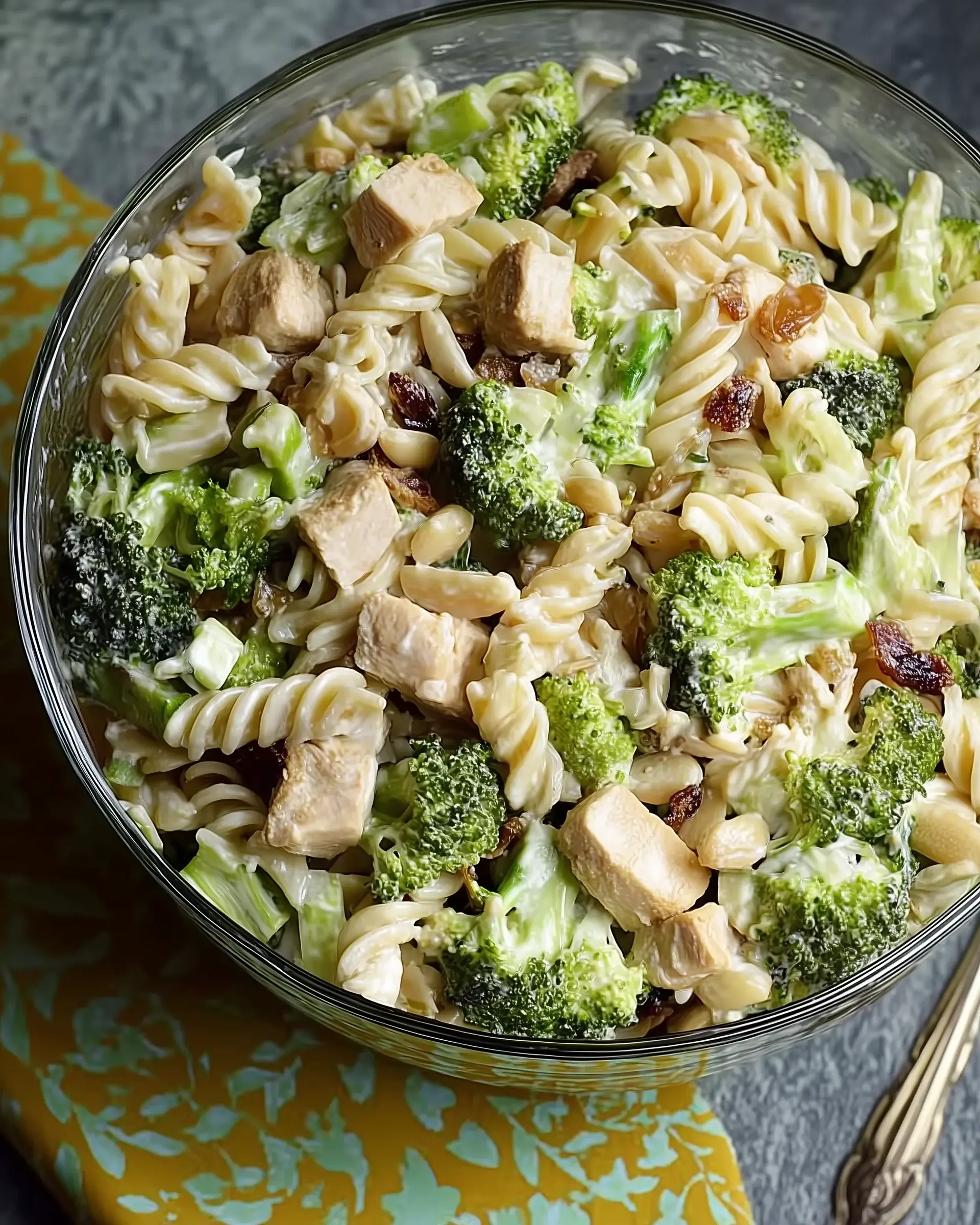 Creamy Chicken Broccoli Pasta Salad is a must-try delight!