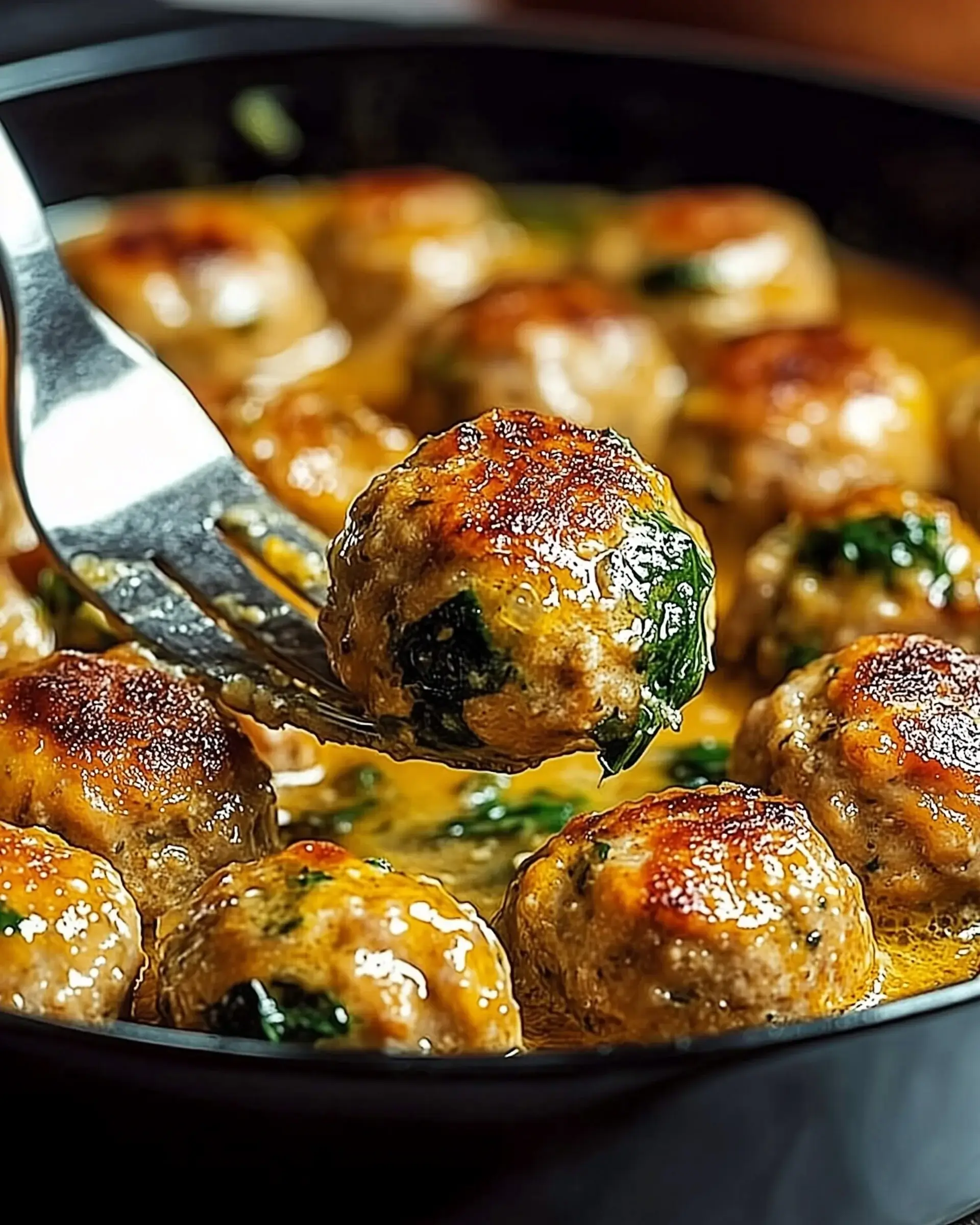 Creamy Spinach Turkey Meatballs: A Delicious Surprise!
