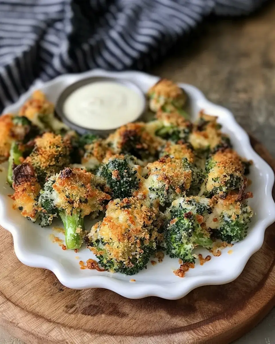 Crispy Cheese Baked Broccoli: A Tasty Side that Delights!