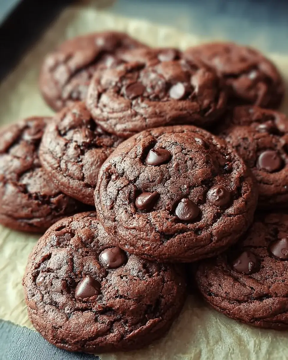 Double Chocolate Chip Cookies: Indulge in Rich Flavor!