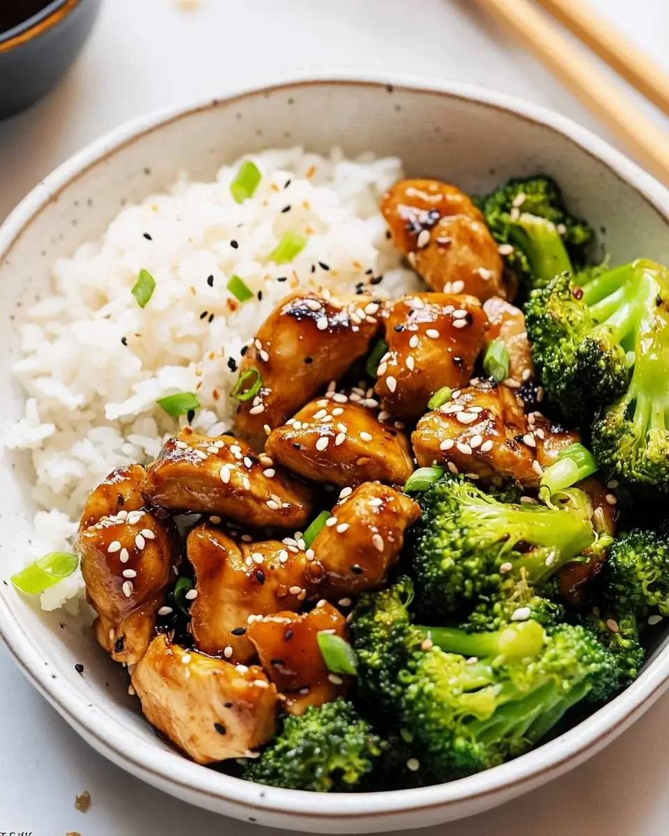 Teriyaki Chicken with Steamed Broccoli: A Flavorful Delight!