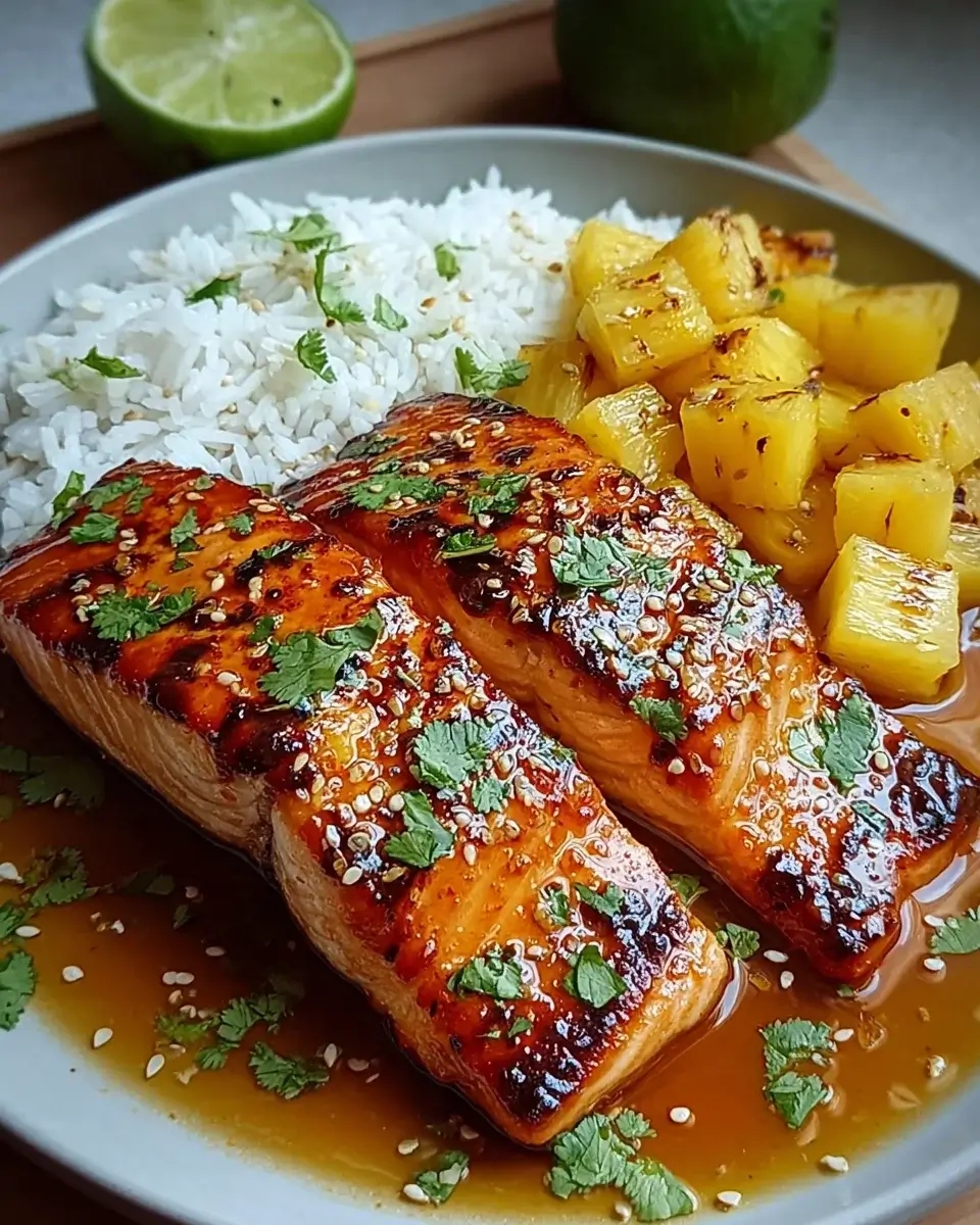 Honey Pineapple Glazed Salmon: A Flavorful Delight!
