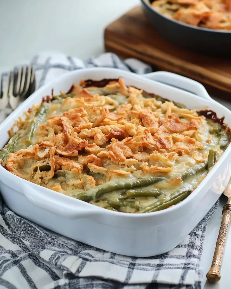 Green Bean Casserole Delight: A Creamy, Crispy Recipe!