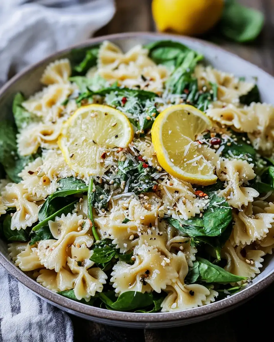 Lemon Basil Parmesan Pasta Salad is a must-try delight!
