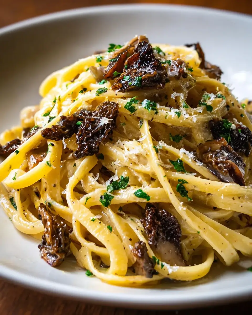 Linguine with Morel Mushrooms: A Creamy Delight Awaits!