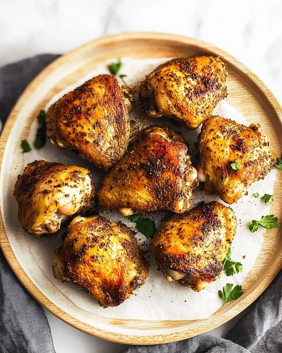 Crispy Oven-Baked Chicken Thighs that Everyone Will Love!