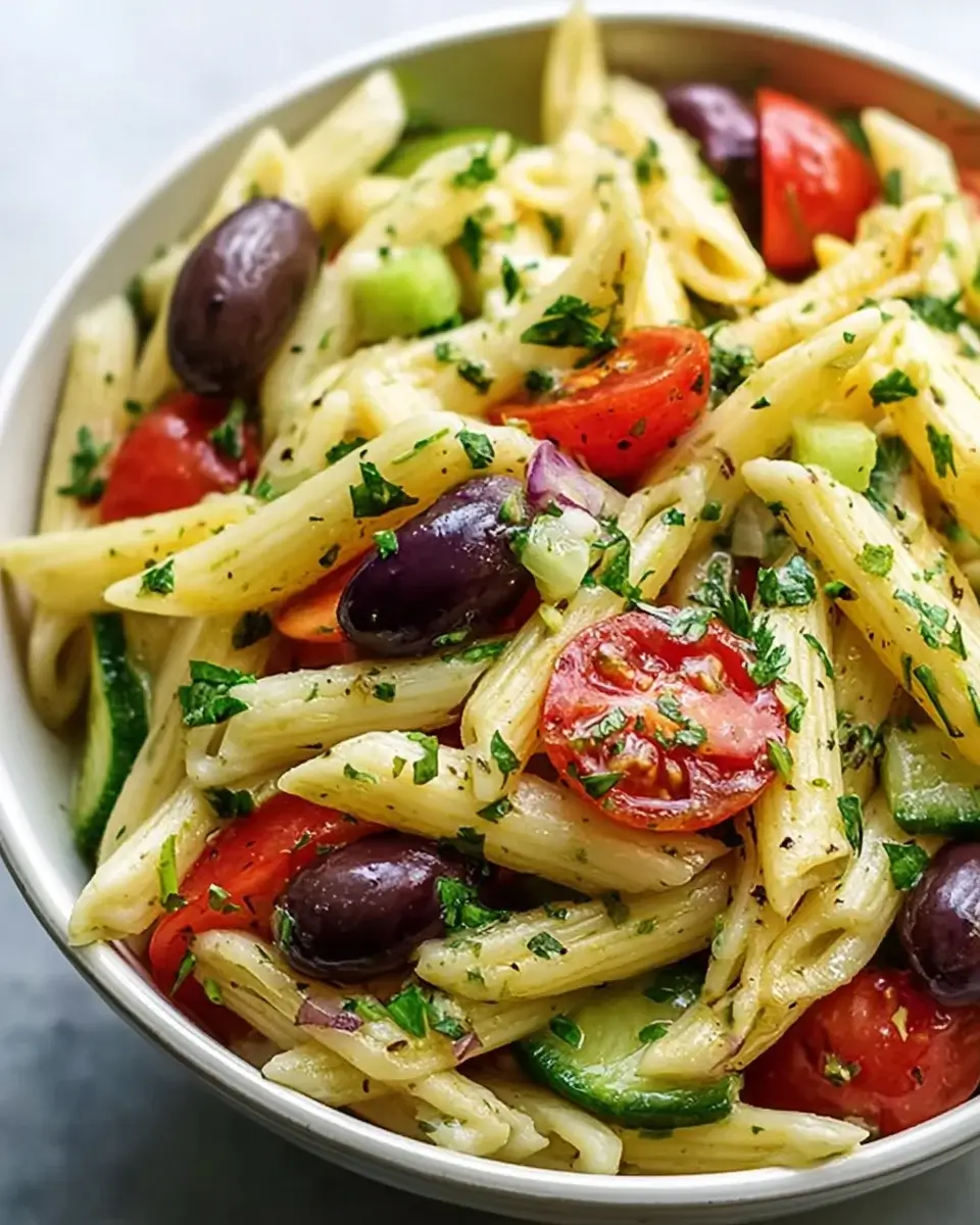 Penne Pasta Salad with Italian Dressing: A Refreshing Delight!