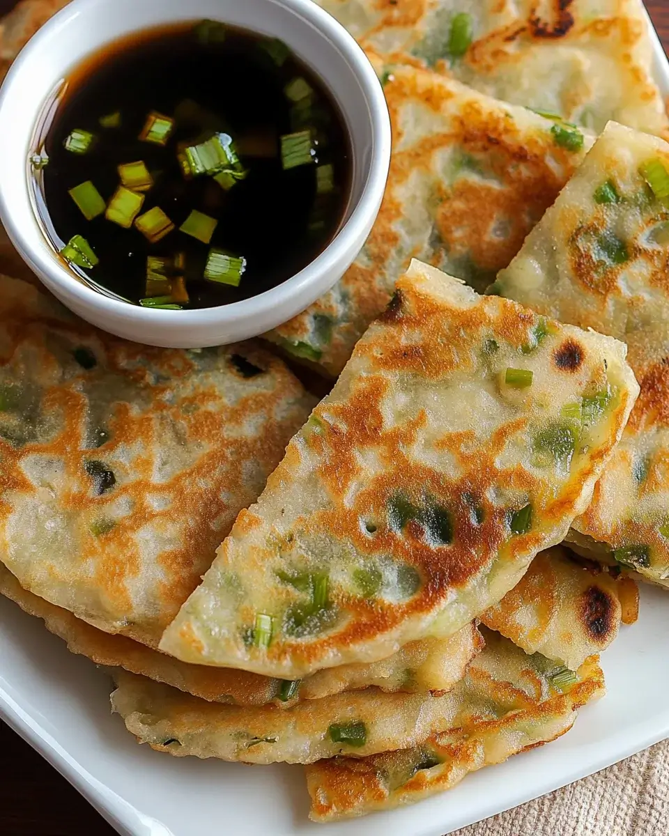 Scallion Pancakes with Dipping Sauce: Easy Recipe to Try!