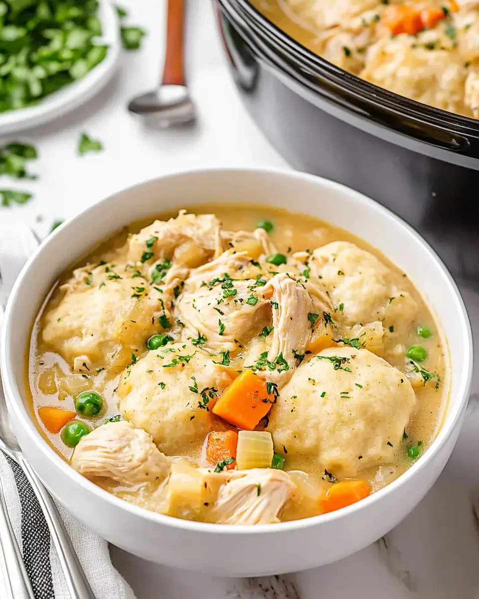 Slow Cooker Chicken and Dumplings: A Cozy Comfort Food Delight