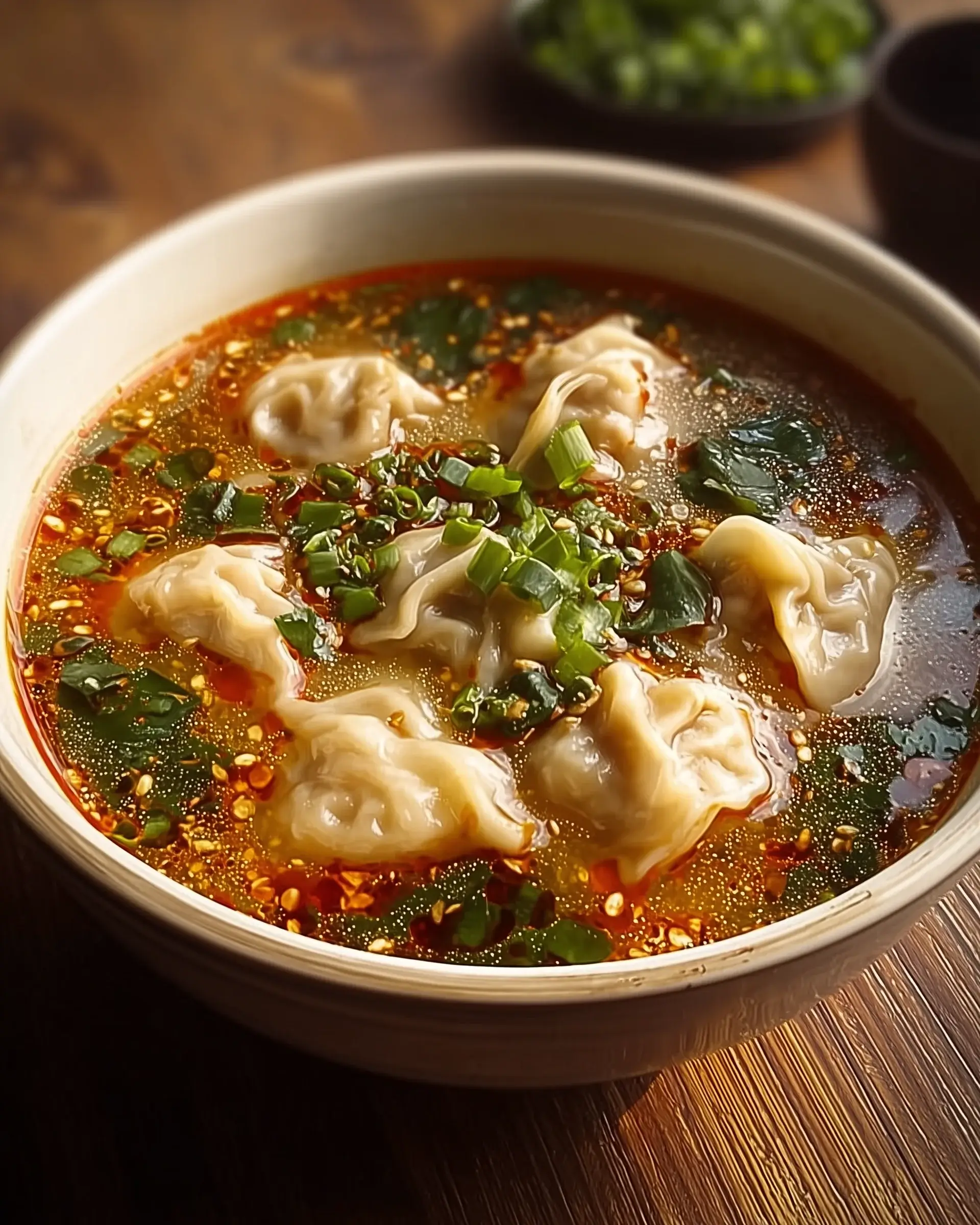 Spicy Dumpling Soup: A Quick and Flavorful Recipe!