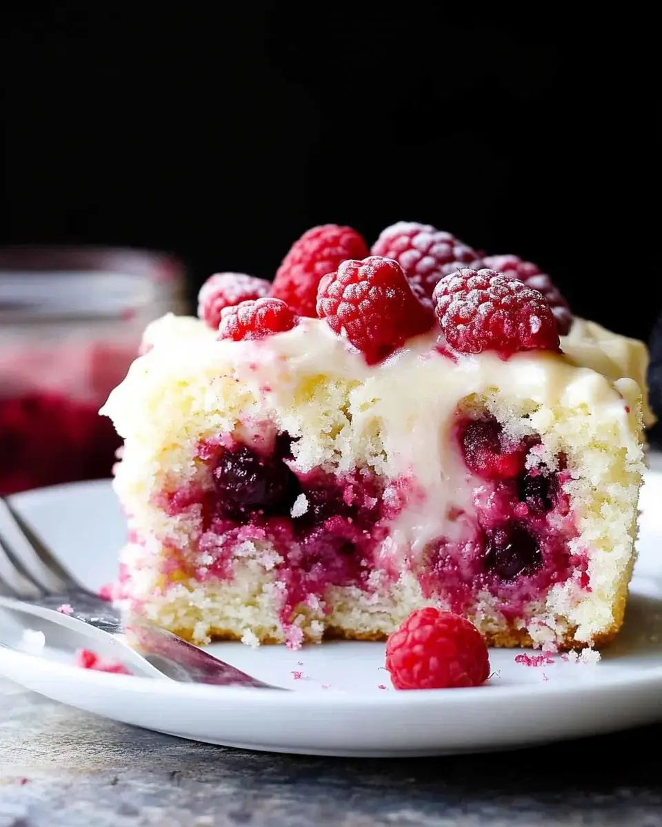 White Chocolate Raspberry Poke Cake: Irresistibly Delightful!