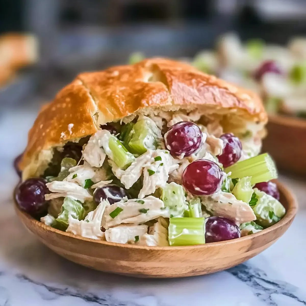 Delicious Chicken Salad with Grapes for Summer Picnics