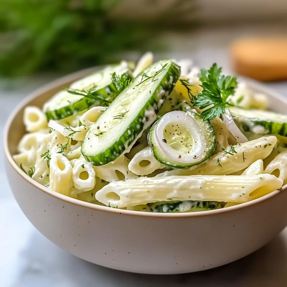 Fresh Cucumber Pasta Salad That's Light, Bright, and Delicious