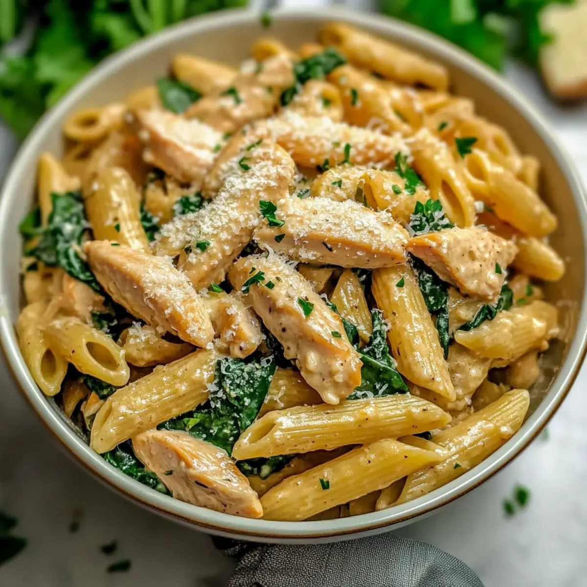 Healthy Garlic Parmesan Chicken Pasta Recipe for Guilt-Free Indulgence