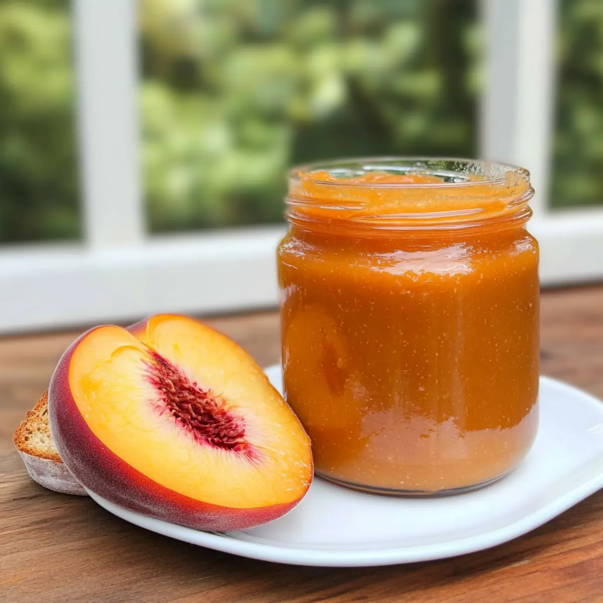 Homemade Crockpot Peach Butter