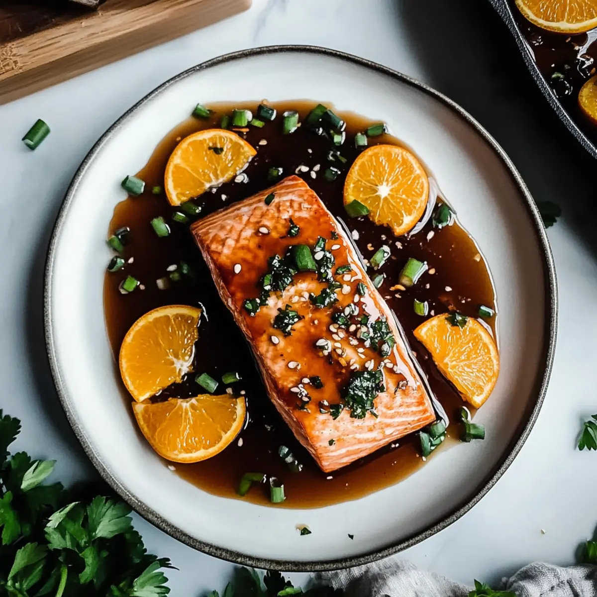 Orange Glazed Salmon