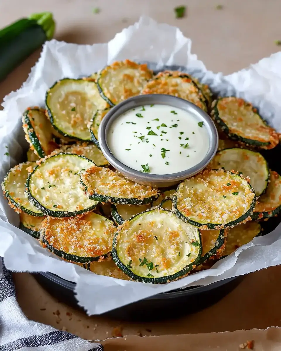 Crispy Baked Zucchini Chips: A Delicious Healthy Snack!