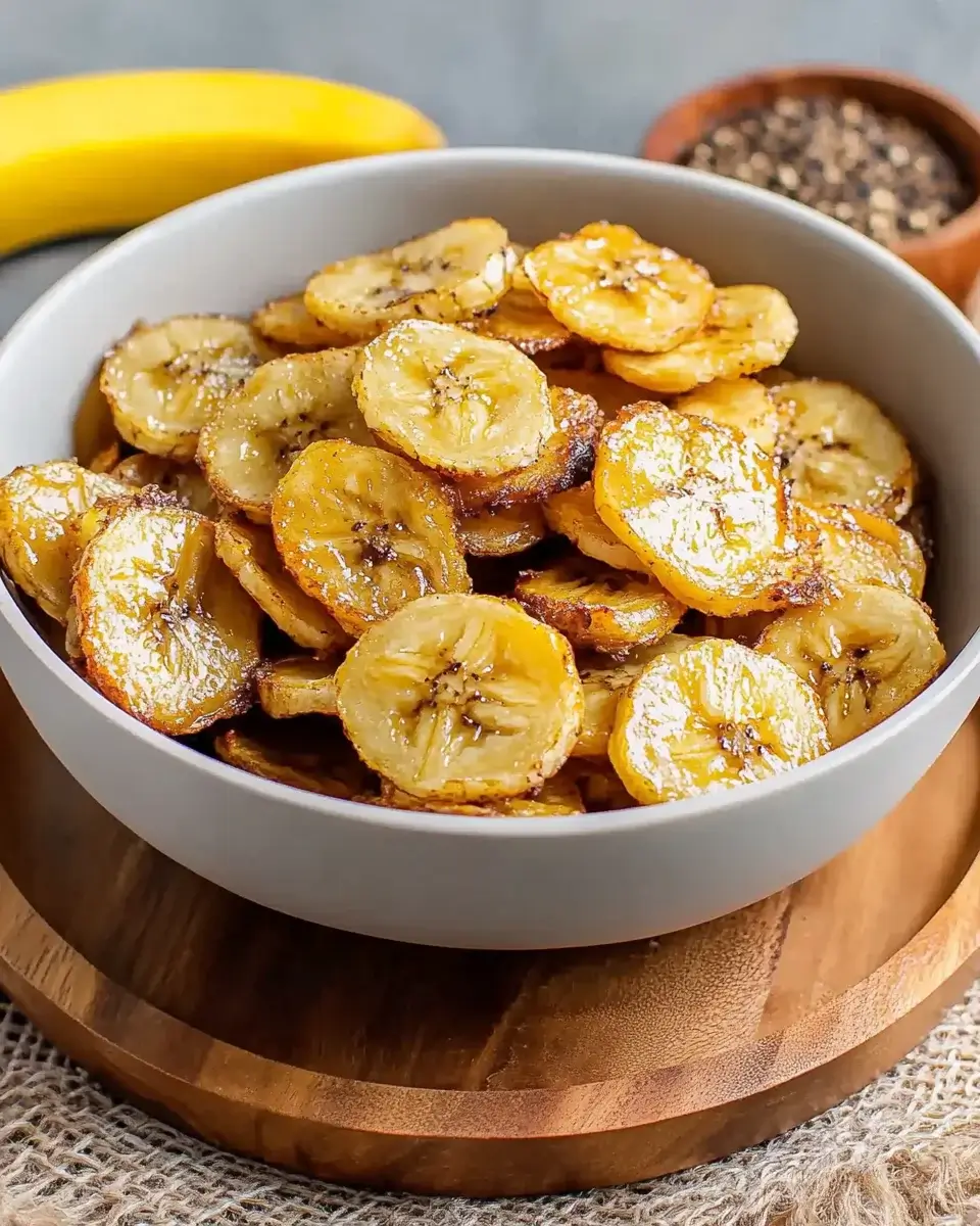 Crispy Air Fryer Banana Chips are a must-try snack!