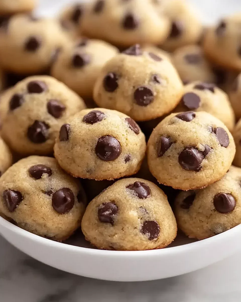 Soft Mini Chocolate Chip Cookie Bites are a must-try!