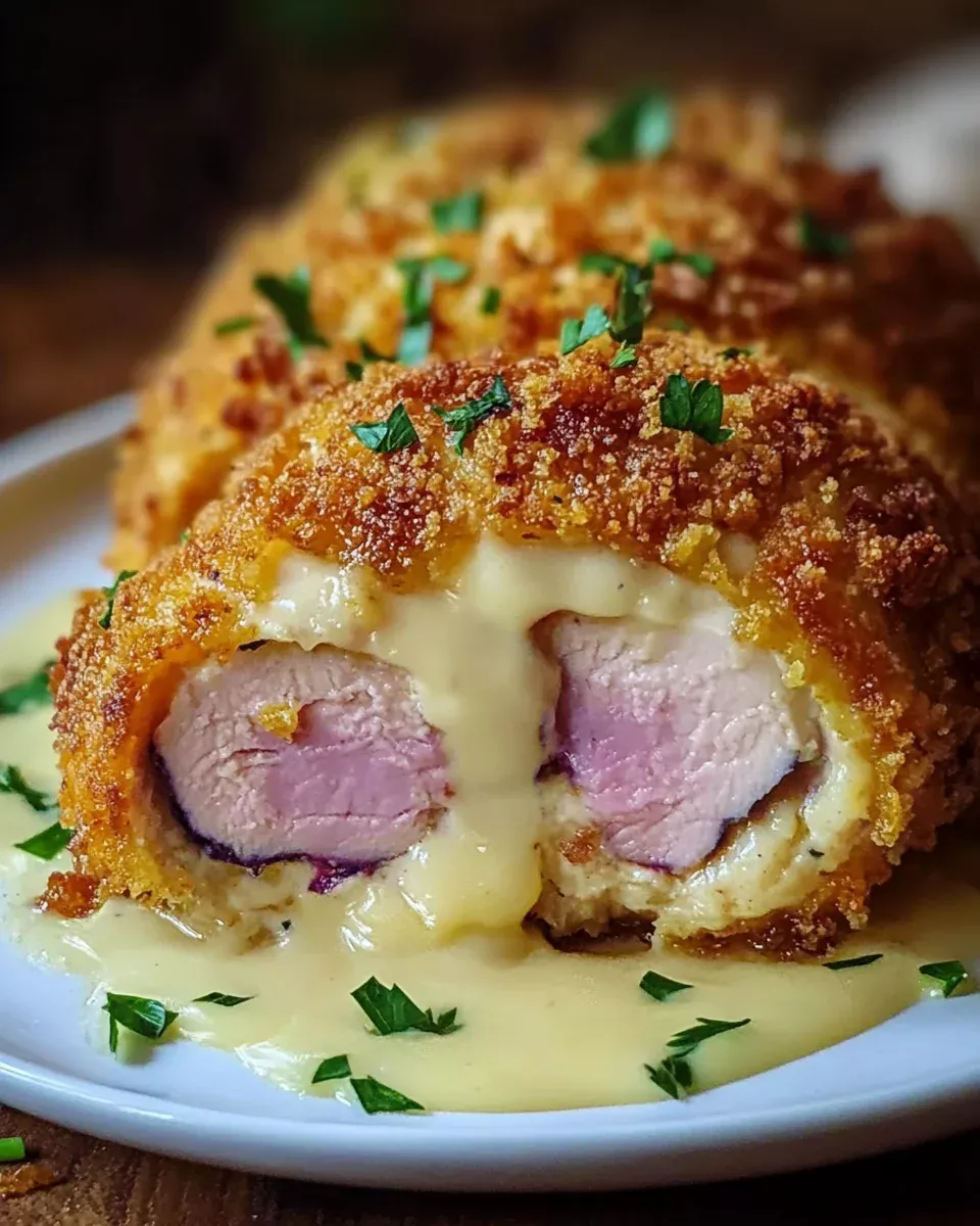 Crispy Creamy Chicken Cordon Bleu: A Delicious Twist!
