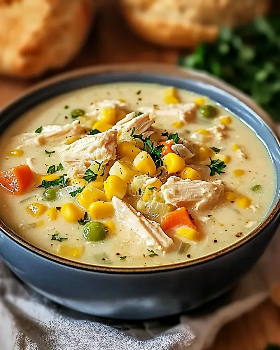 Creamy Chicken Corn Chowder: 5 Simple Cooking Steps