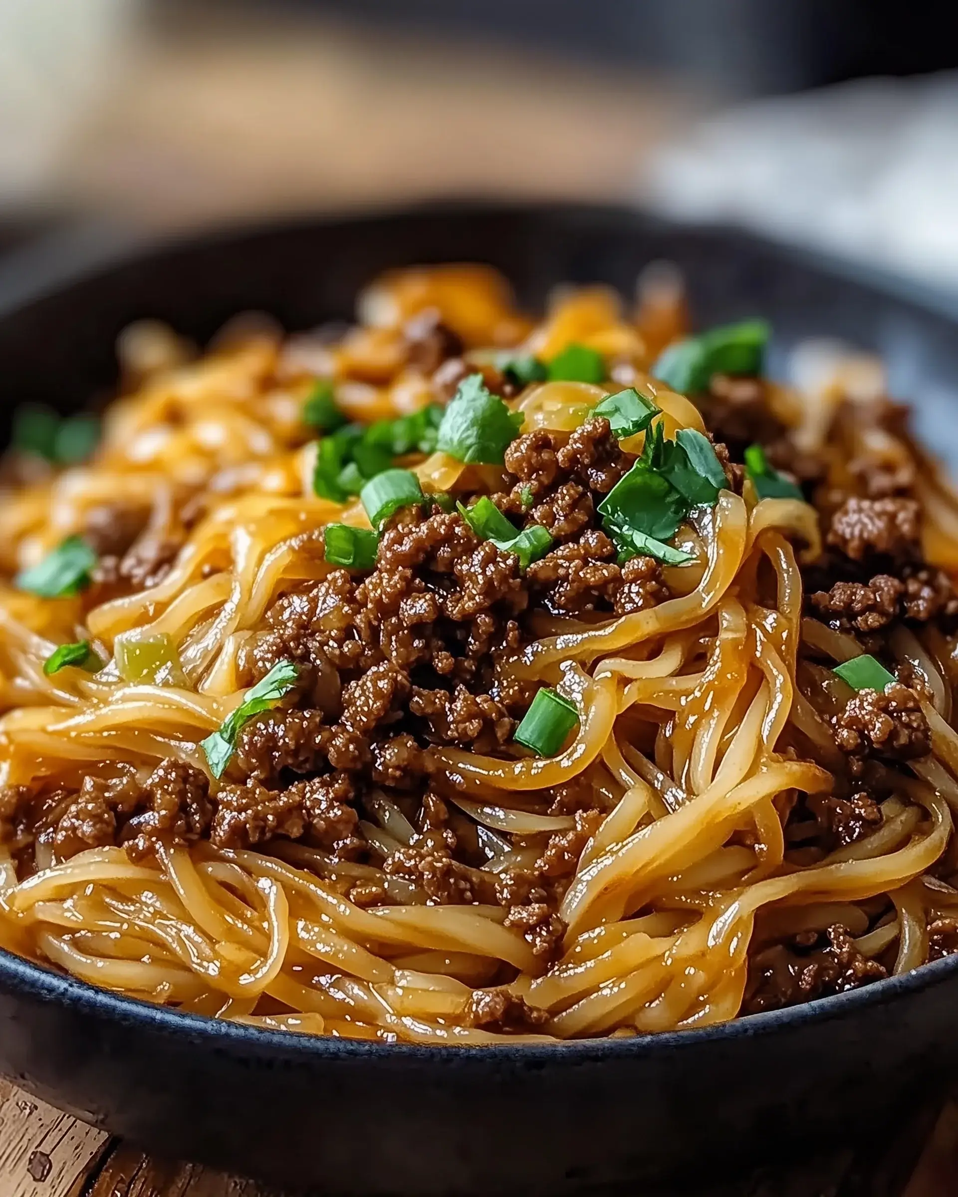 Mongolian Ground Beef Noodles: A Flavorful Dinner Idea