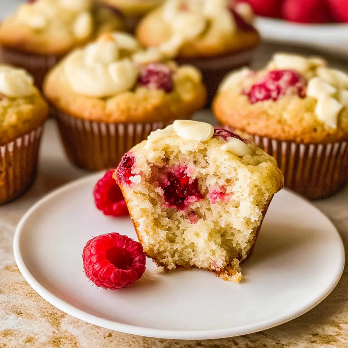 Decadent White Chocolate Raspberry Muffins for Breakfast Bliss