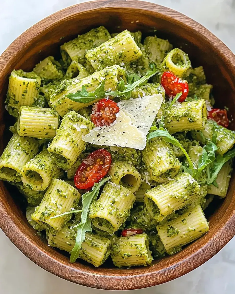 Pesto Rigatoni Pasta Salad: A Refreshing Summer Delight!