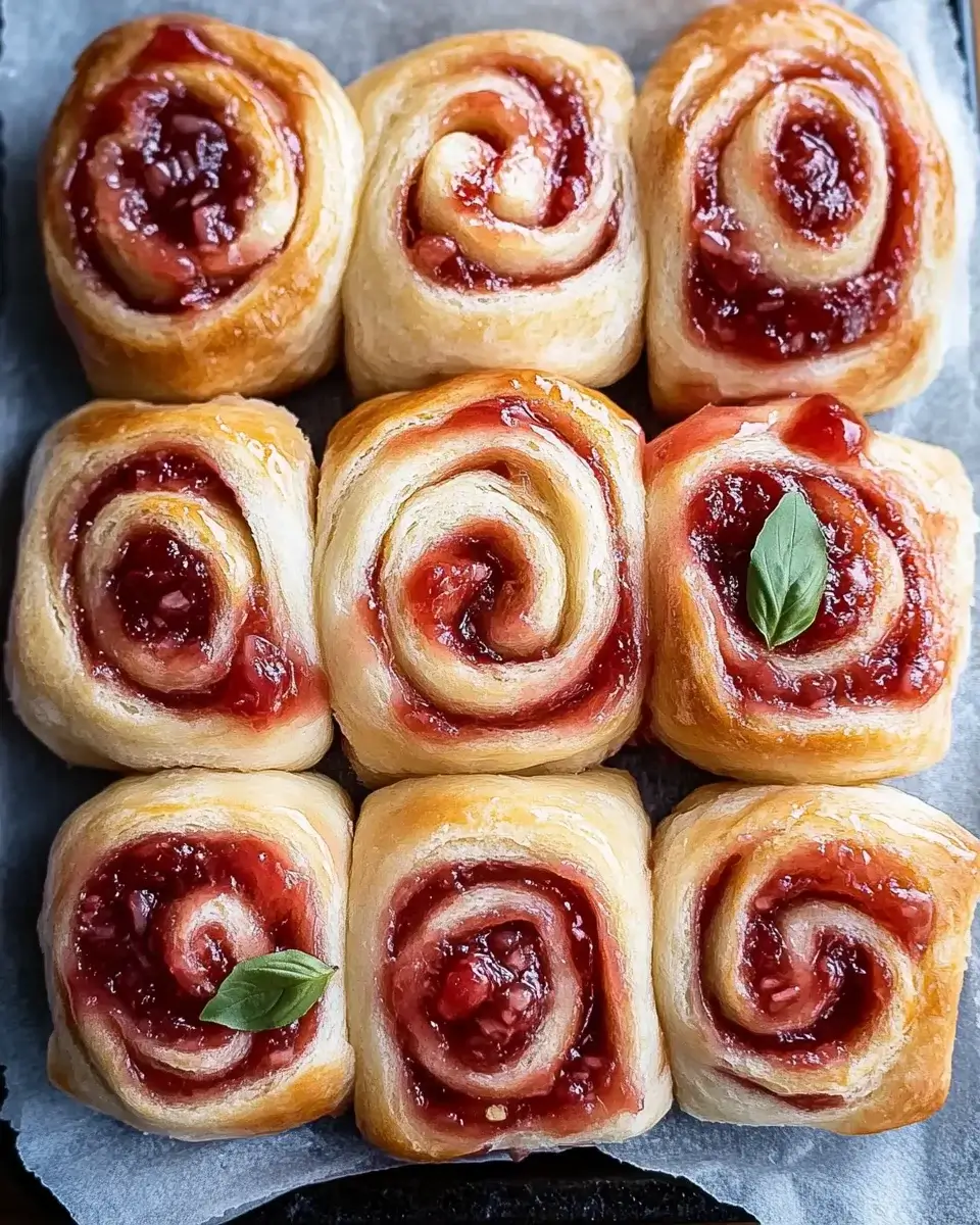 Strawberry Rhubarb Basil Jam Rolls: Delightful Recipe Tips!