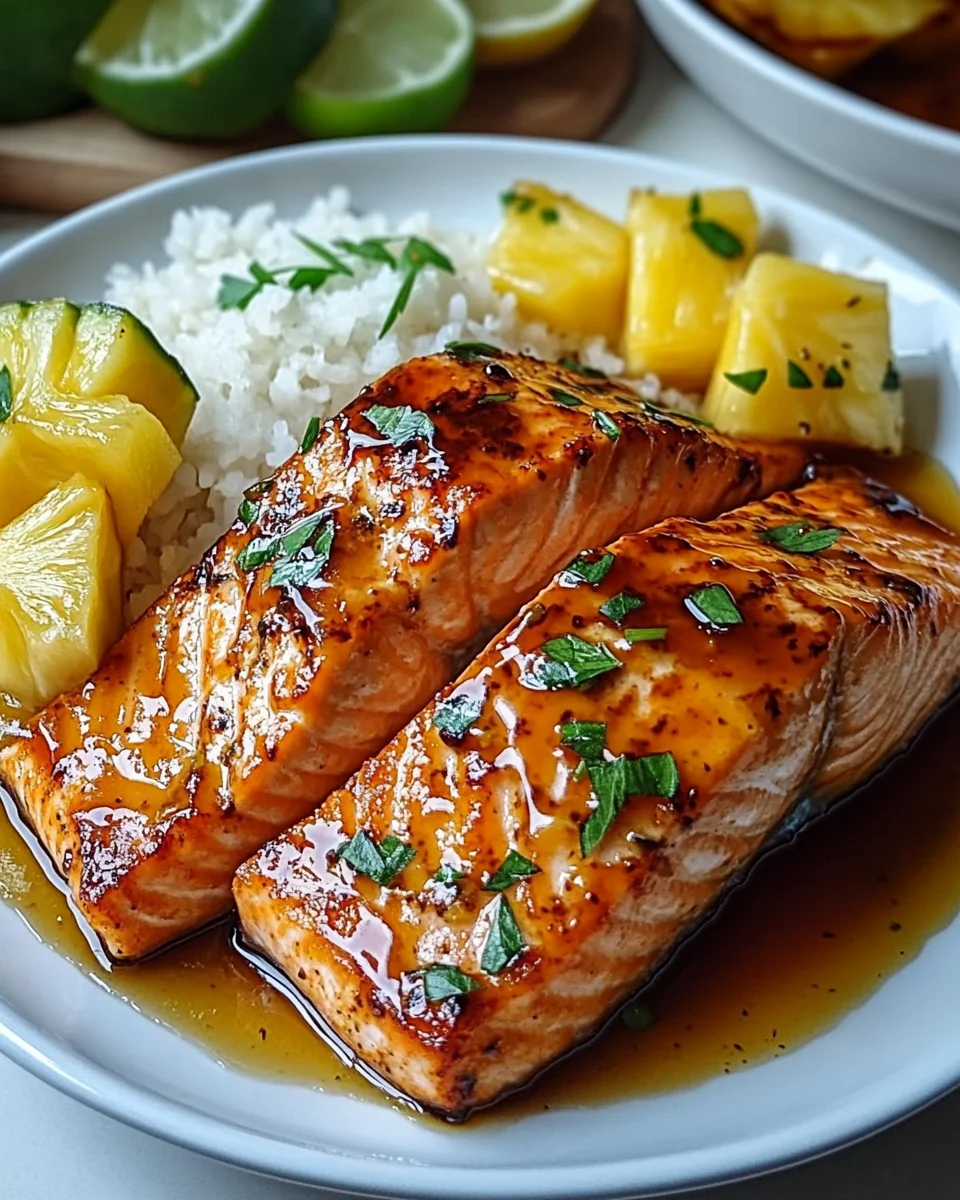 Honey Pineapple Glazed Salmon: A Flavorful Delight!