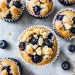 Greek Yogurt Blueberry Muffins