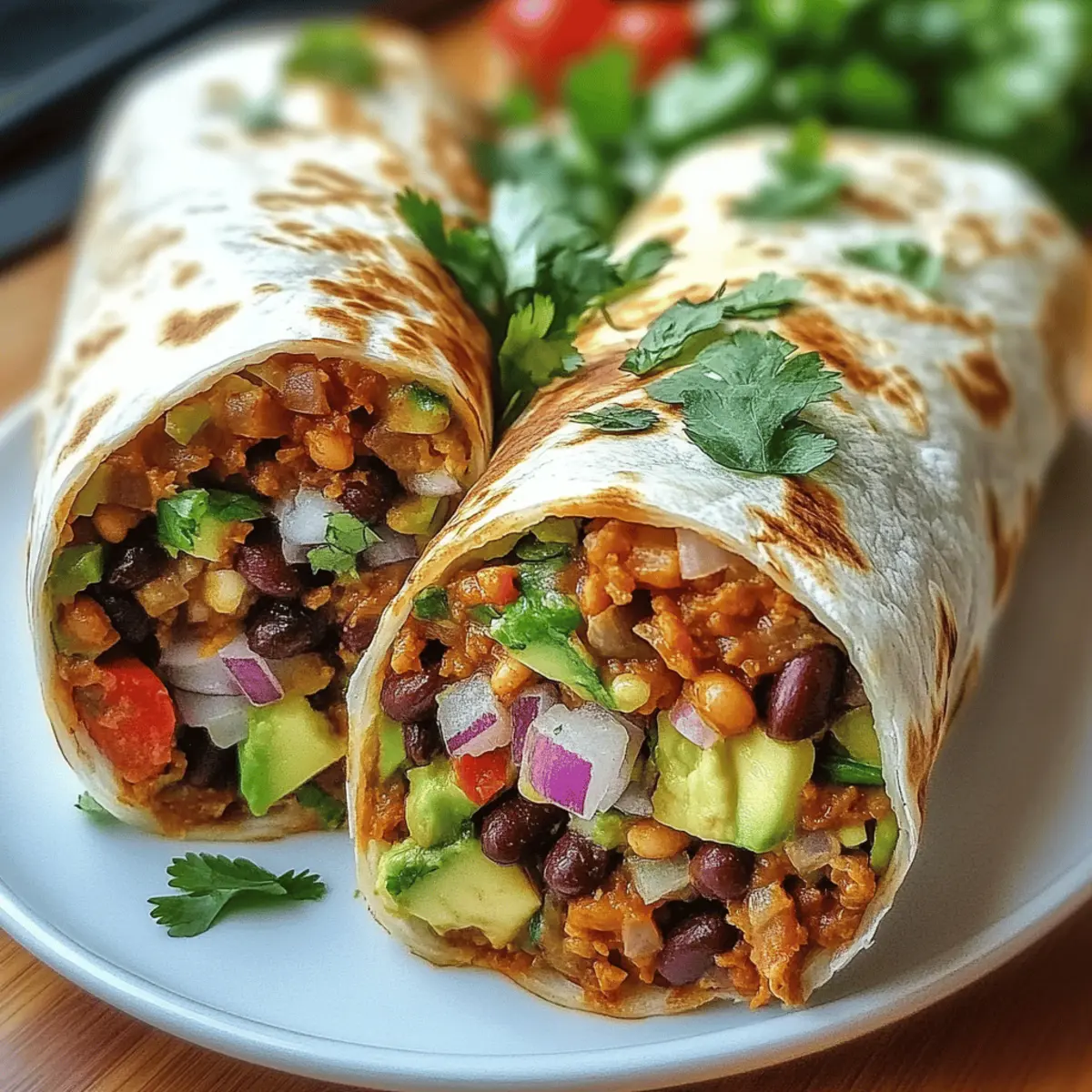 Delicious Vegan Burrito Wraps Ready in Just 10 Minutes