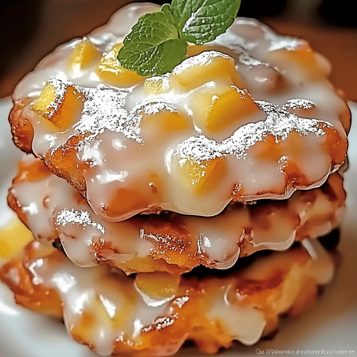 Baked Apple Fritters with Cinnamon – A Healthier Treat