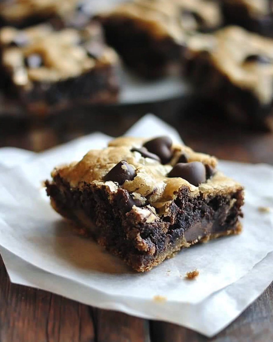 Irresistible Chocolate Chip Cookie Brownies You’ll Love