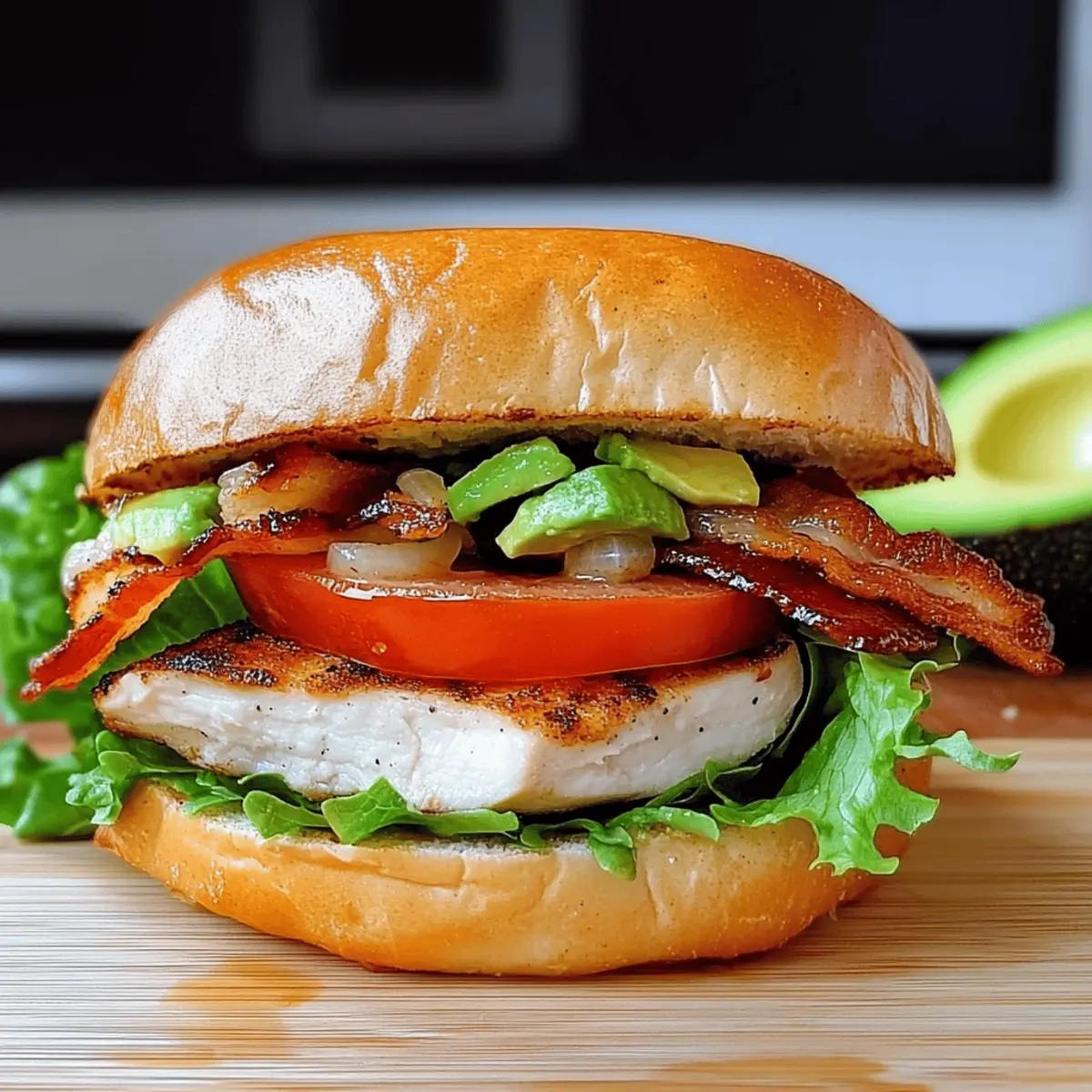 Irresistible Grilled Chicken Club Sandwich with Avocado Bliss