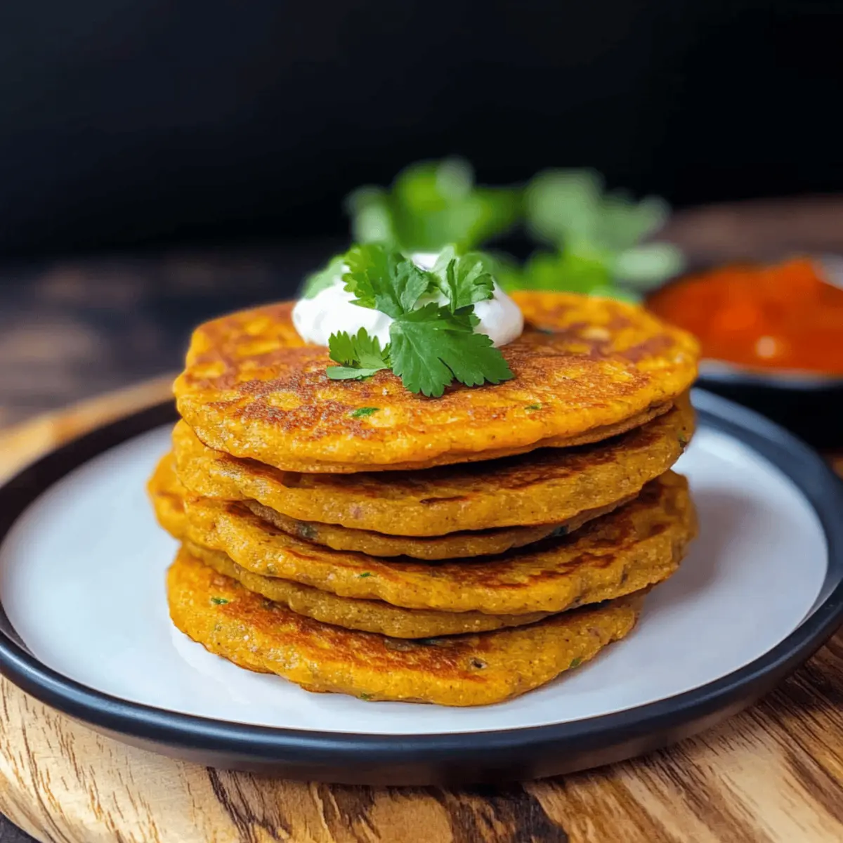 Savoury Lentil Pancakes