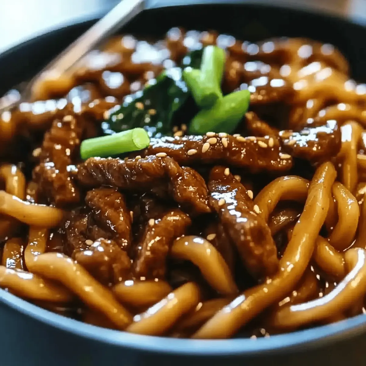 Quick and Flavorful Beef Black Pepper Udon