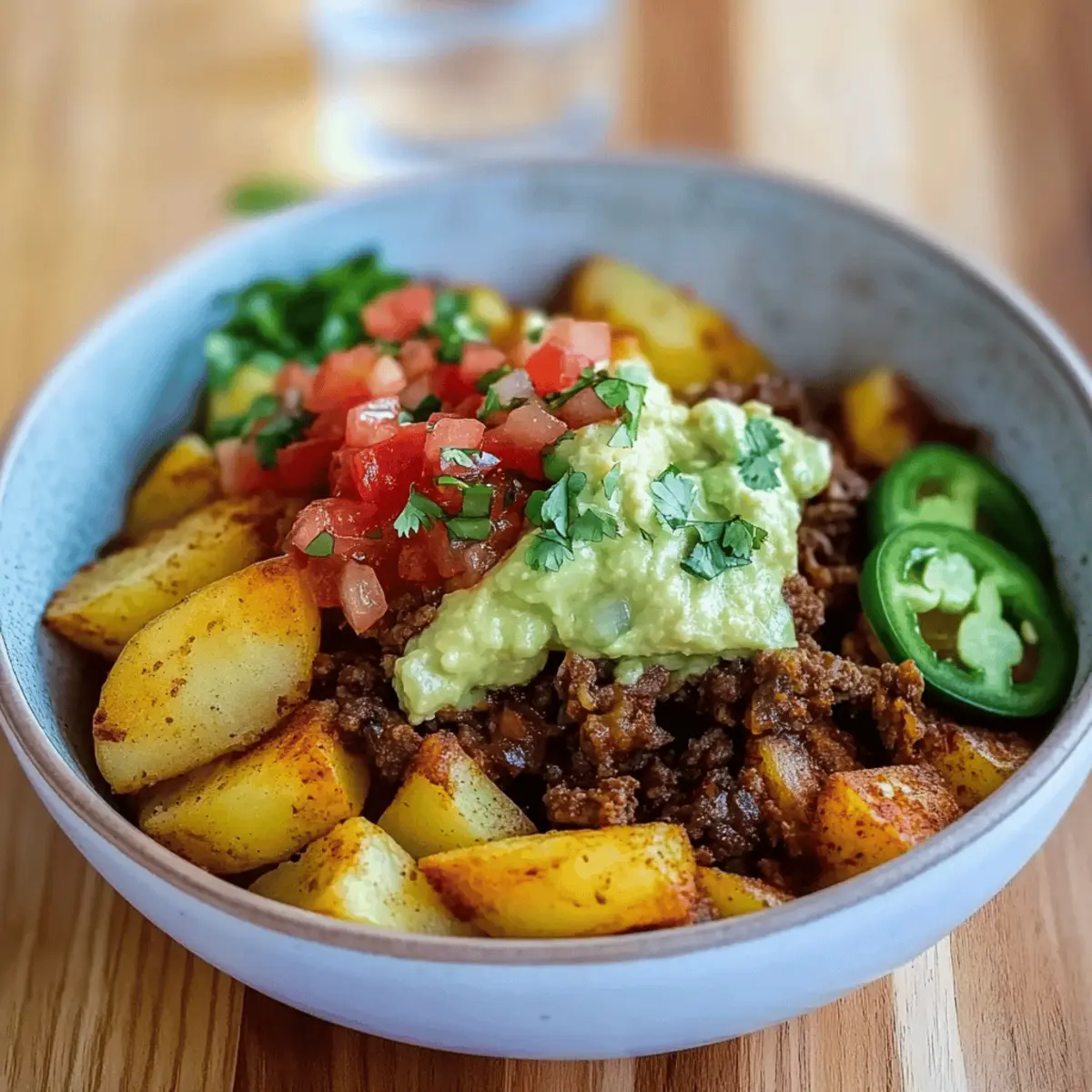 Loaded Potato Taco Bowls: Crispy Comfort in Every Bite