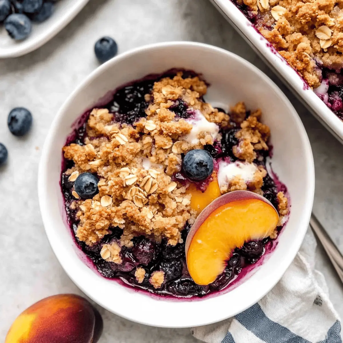 Blueberry Peach Crumble: The Ultimate Summer Dessert Delight
