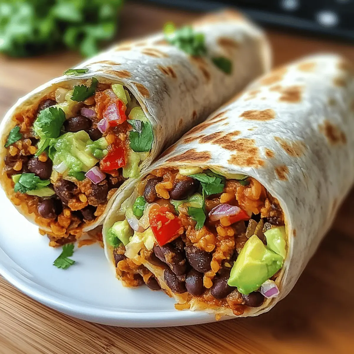 Delicious Vegan Burrito Wraps Ready in Just 10 Minutes