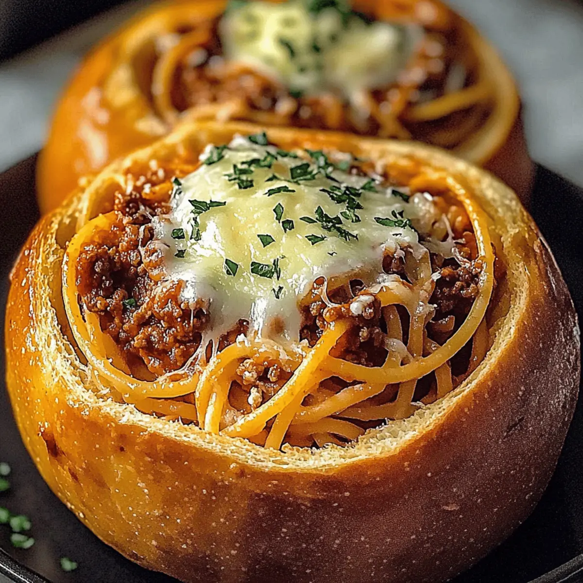 Spaghetti Garlic Bread Bowls That Will Wow Your Family