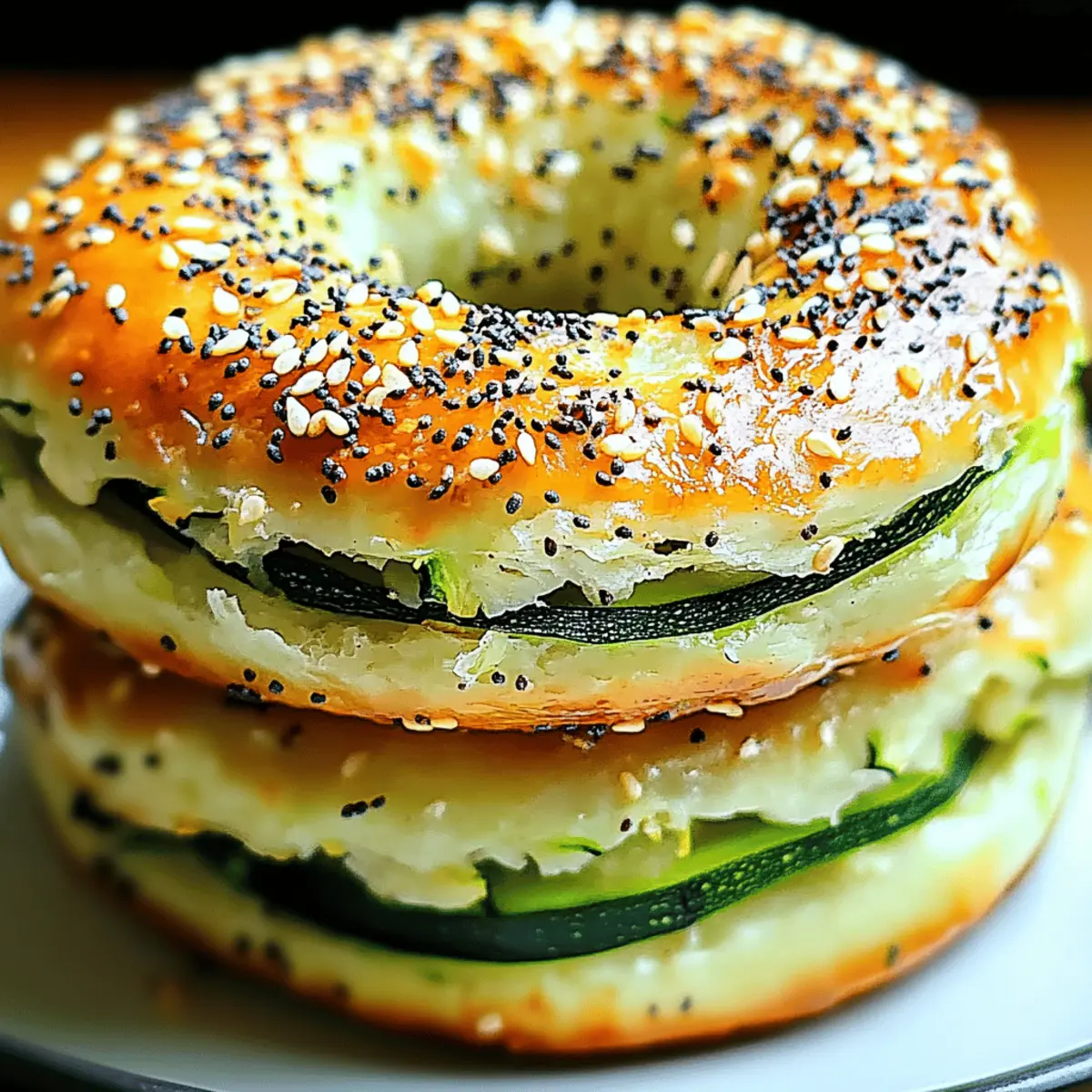 Nutritious Zucchini Bagels That Kids Will Love