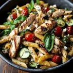 Grilled Chicken Pasta Salad with Balsamic Vinaigrette